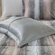 Load image into Gallery viewer, Madison Park Zuri 4Pc Faux Fur Comforter Set MP10-6295 By Olliix
