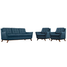 Load image into Gallery viewer, Beguile 3 Piece Upholstered Fabric Living Room Set by Modway
