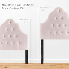 Load image into Gallery viewer, Sovereign Diamond Tufted Performance Velvet Twin Headboard by Modway
