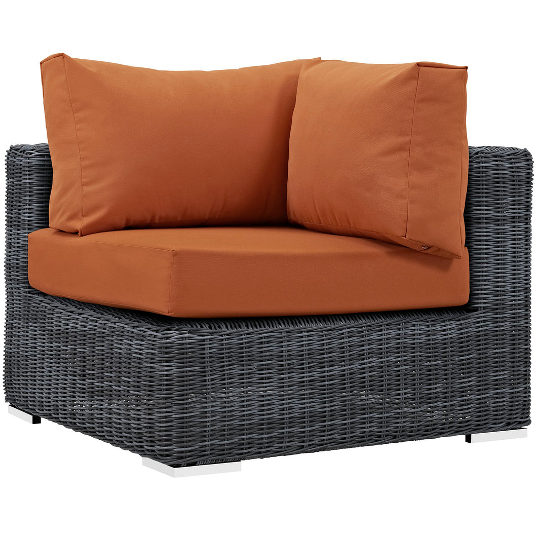 Summon Outdoor Patio Sunbrella¨ Corner by Modway