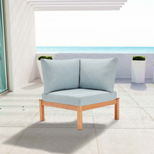 Load image into Gallery viewer, Freeport Karri Wood Sectional Sofa Outdoor Patio Corner Chair by Modway
