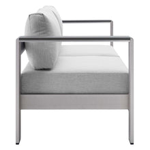 Load image into Gallery viewer, Shore Sunbrella¨ Fabric Aluminum Outdoor Patio Loveseat by Modway
