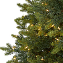 Load image into Gallery viewer, 6&#39; North Carolina Fir Artificial Christmas Tree w 450 Clear Lights
