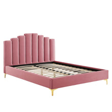 Load image into Gallery viewer, Olivia Performance Velvet Queen Platform Bed by Modway

