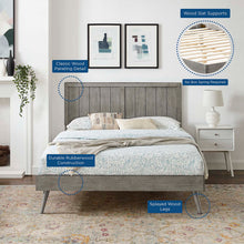 Load image into Gallery viewer, Alana Wood Queen Platform Bed With Splayed Legs by Modway
