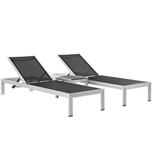 Load image into Gallery viewer, Shore 3 Piece Outdoor Patio Aluminum Set by Modway
