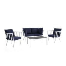 Load image into Gallery viewer, Riverside 5 Piece Outdoor Patio Aluminum Set by Modway

