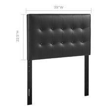Load image into Gallery viewer, Emily Upholstered Vinyl Twin Headboard by Modway
