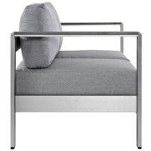 Load image into Gallery viewer, Shore Outdoor Patio Aluminum Loveseat by Modway
