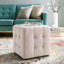 Load image into Gallery viewer, Contour Tufted Cube Performance Velvet Ottoman by Modway
