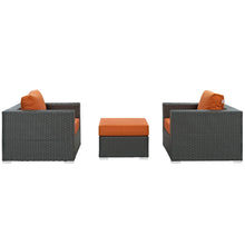 Load image into Gallery viewer, Sojourn 3 Piece Outdoor Patio Sunbrella¨ Sectional Set by Modway

