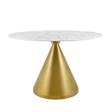 Load image into Gallery viewer, Tupelo 48&quot; Oval Artificial Marble Dining Table by Modway

