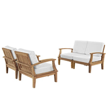 Load image into Gallery viewer, Marina 4 Piece Outdoor Patio Teak Set by Modway
