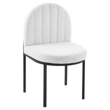 Load image into Gallery viewer, Isla Channel Tufted Upholstered Fabric Dining Side Chair by Modway
