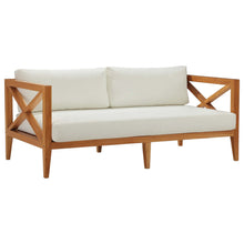 Load image into Gallery viewer, Northlake Outdoor Patio Premium Grade A Teak Wood Sofa by Modway
