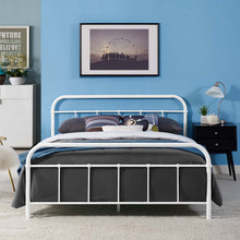 Load image into Gallery viewer, Maisie Stainless Steel Queen Bed Frame by Modway
