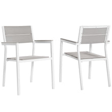 Load image into Gallery viewer, Maine Outdoor Patio Dining Armchair Set of 2 by Modway
