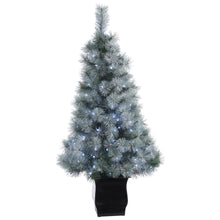 Load image into Gallery viewer, 4&#39; Snowy Mountain Pine Artificial Christmas Tree w 150 LED Lights
