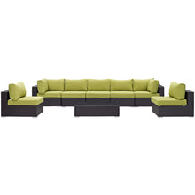 Load image into Gallery viewer, Convene 8 Piece Outdoor Patio Sectional Set by Modway
