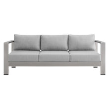 Load image into Gallery viewer, Shore 7 Piece Sunbrella¨ Fabric Outdoor Patio Aluminum Set by Modway
