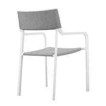 Load image into Gallery viewer, Raleigh Stackable Outdoor Patio Aluminum Dining Armchair by Modway
