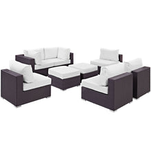 Load image into Gallery viewer, Convene 8 Piece Outdoor Patio Sectional Set by Modway
