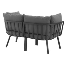 Load image into Gallery viewer, Riverside 2 Piece Outdoor Patio Aluminum Sectional Sofa Set by Modway
