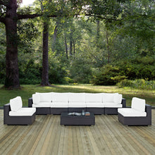 Load image into Gallery viewer, Convene 8 Piece Outdoor Patio Sectional Set by Modway
