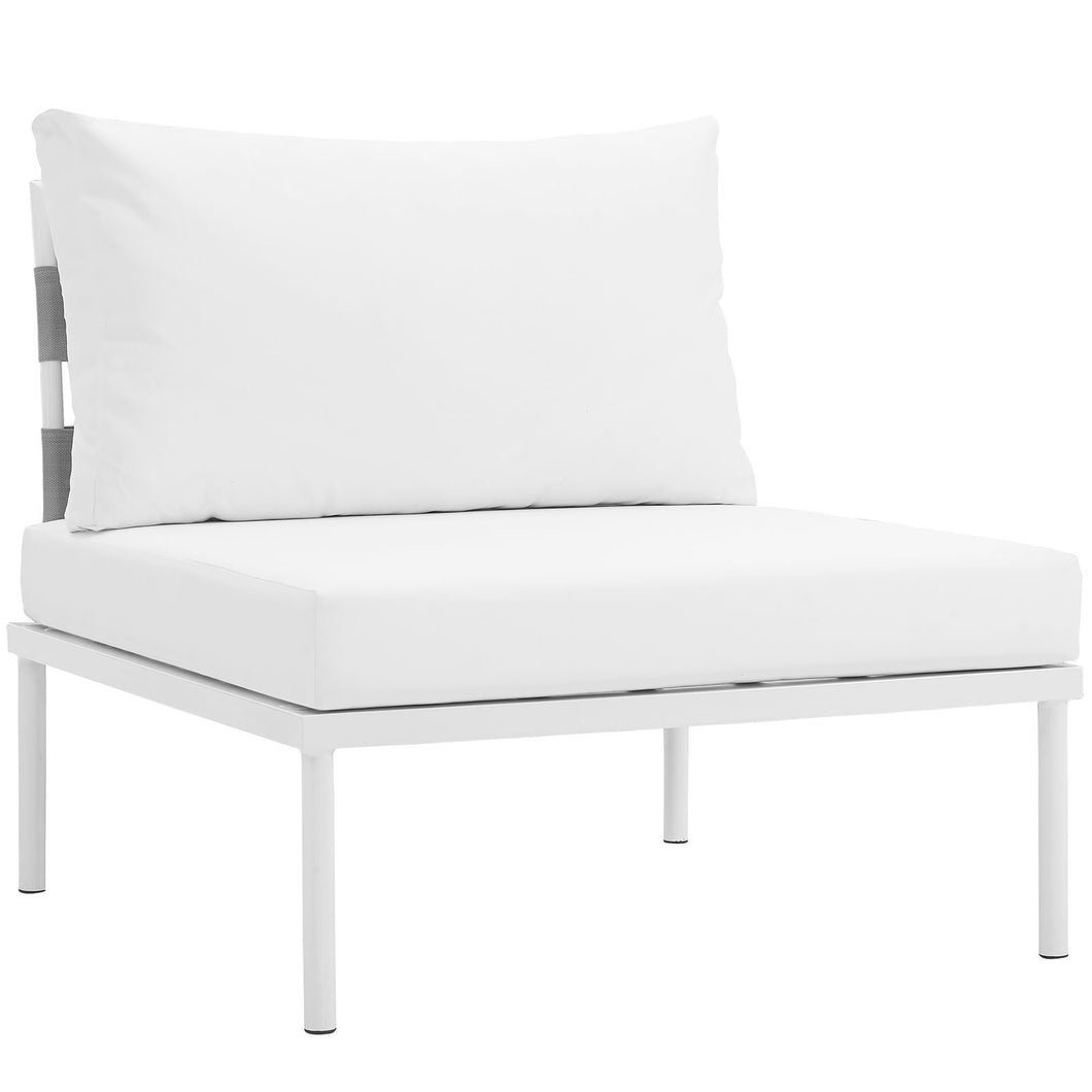 Harmony Armless Outdoor Patio Aluminum Chair by Modway