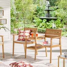 Load image into Gallery viewer, Viewscape Outdoor Patio Ash Wood Jack and Jill Chair Set by Modway
