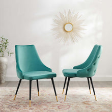 Load image into Gallery viewer, Adorn Performance Velvet Dining Side Chair Set of 2 by Modway
