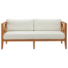 Load image into Gallery viewer, Northlake Outdoor Patio Premium Grade A Teak Wood Sofa by Modway
