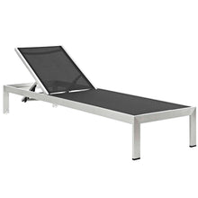 Load image into Gallery viewer, Shore 3 Piece Outdoor Patio Aluminum Chaise with Cushions by Modway
