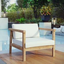 Load image into Gallery viewer, Bayport Outdoor Patio Teak Armchair by Modway
