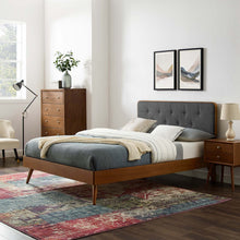Load image into Gallery viewer, Bridgette Wood Twin Platform Bed With Splayed Legs by Modway

