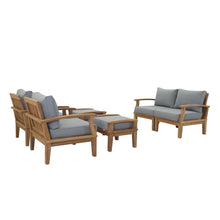 Load image into Gallery viewer, Marina 6 Piece Outdoor Patio Teak Set by Modway
