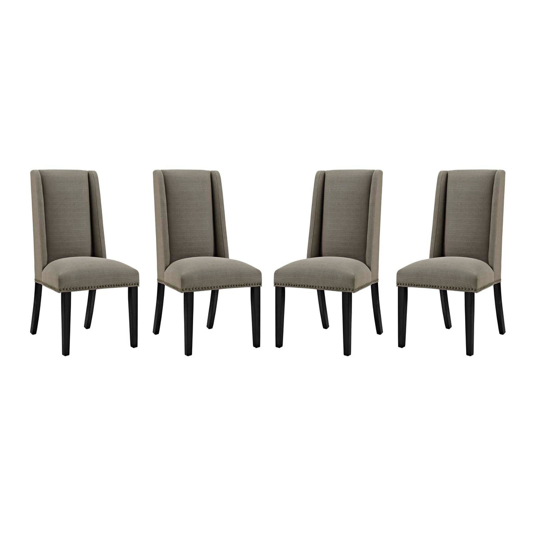 Baron Fabric Dining Chair Set of 4 by Modway