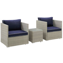 Load image into Gallery viewer, Repose 3 Piece Outdoor Patio Sectional Set by Modway
