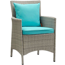 Load image into Gallery viewer, Conduit Outdoor Patio Wicker Rattan Dining Armchair Set of 2 by Modway
