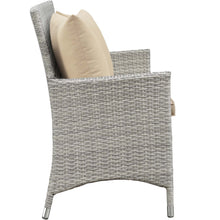 Load image into Gallery viewer, Bridge 4 Piece Outdoor Patio Patio Conversation Set with Pillow Set by Modway
