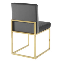 Load image into Gallery viewer, Carriage Channel Tufted Sled Base Performance Velvet Dining Chair by Modway
