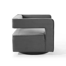 Load image into Gallery viewer, Booth Performance Velvet Performance Velvet Swivel Armchair by Modway
