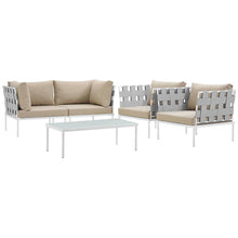 Load image into Gallery viewer, Harmony 5Piece Outdoor Patio Aluminum Sectional Sofa Set by Modway
