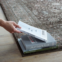 Load image into Gallery viewer, Berit Distressed Vintage Floral Lattice 5x8 Area Rug by Modway
