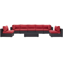 Load image into Gallery viewer, Convene 8 Piece Outdoor Patio Sectional Set by Modway
