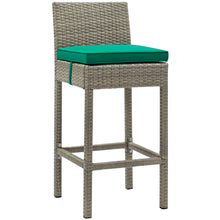 Load image into Gallery viewer, Conduit Outdoor Patio Wicker Rattan Bar Stool Set of 4 by Modway
