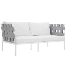 Load image into Gallery viewer, Harmony 5 Piece Outdoor Patio Aluminum Sectional Sofa Set by Modway
