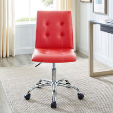 Load image into Gallery viewer, Prim Armless Mid Back Office Chair by Modway
