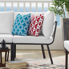 Load image into Gallery viewer, Riverside Outdoor Patio Aluminum Corner Chair by Modway
