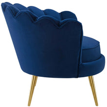Load image into Gallery viewer, Admire Scalloped Edge Performance Velvet Accent Armchair by Modway
